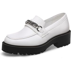 White loafers